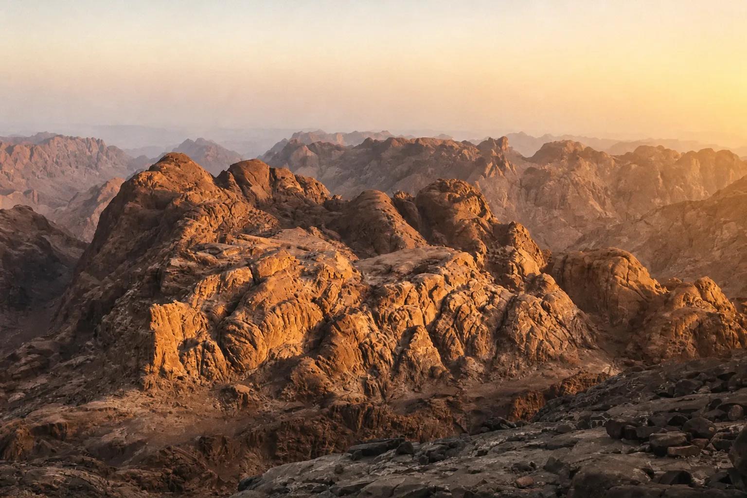 Mount Sinai sunrise climb