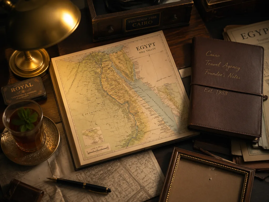 Discovery Tours Egypt's Cairo office, where every itinerary on this page is actually built